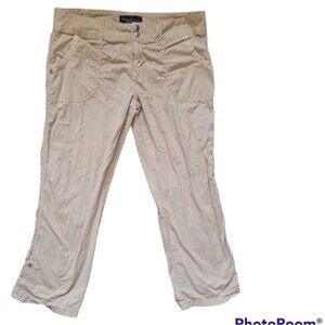 Sanctuary Tan Cargo Roll Up Cropped Pants - 29